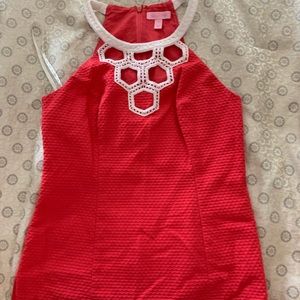 Coral Lily Pulitzer Annabelle top